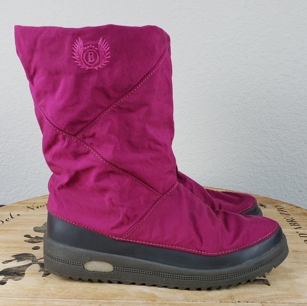 PINK fur lined boots